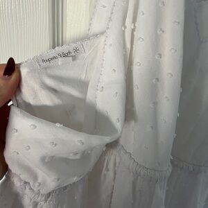 Poupette St. Barth Ivory Polka Dot Dress